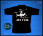 Preview: nc23_Piloten T-Shirt Bo 105  crazy about jet fuel Hubschrauber T-Shirt